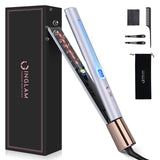Infrared 1" Flat Iron for Hair, Negative Ions
