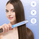 Infrared 1" Flat Iron for Hair, Negative Ions