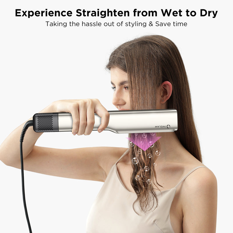 IG INGLAM Air Straightener - Advanced One-Step High-Speed Airflow Hair ...
