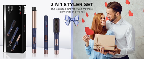 3 in 1 Hair Straightener Set