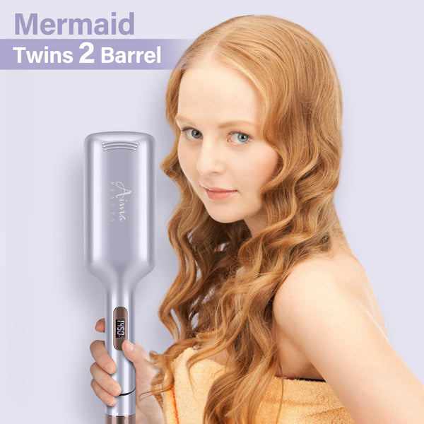 32mm (1.25") Aima Beauty Twins Mermaid Hair Waver