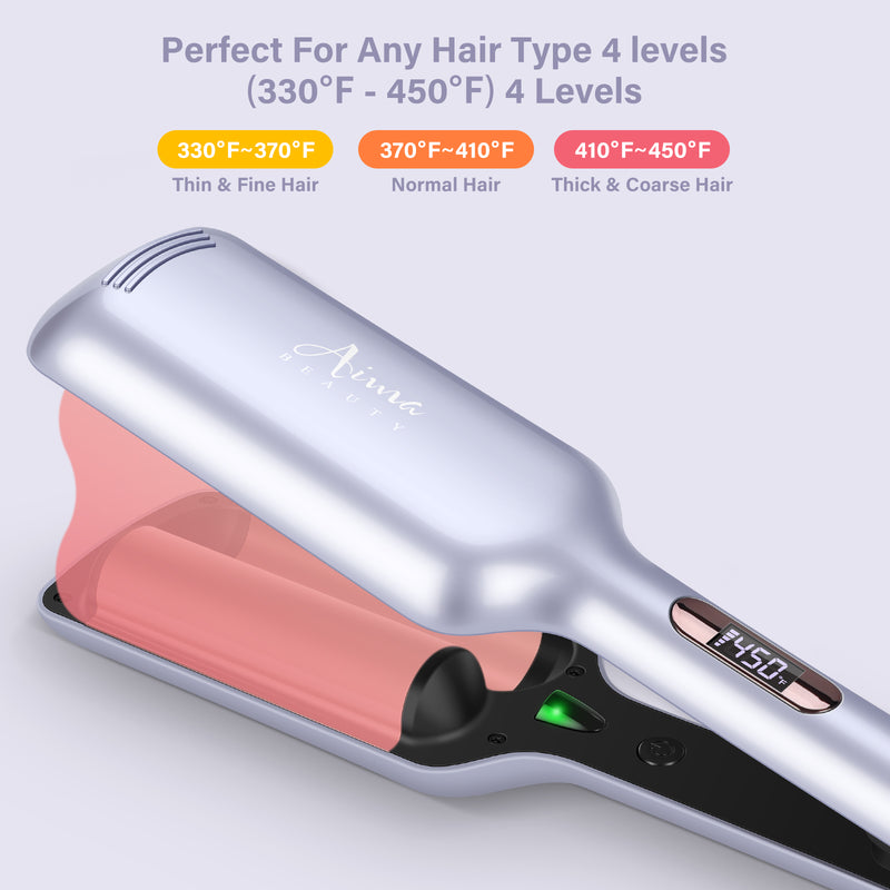 32mm (1.25") Aima Beauty Twins Mermaid Hair Waver