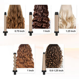 5-in-1 Curling Iron Wand Set