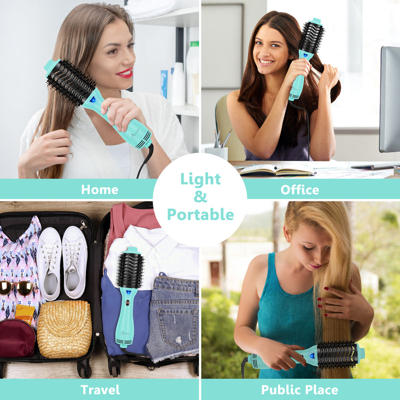 Light Green 4 in 1 Hot Air Brush