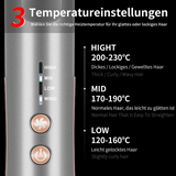2 In 1 -Lockenstab Glätteisen Mit 40 Lonenluftauslass, Lockenstab Große Locken, PARWIN PRO BEAUTY Glätteisen Locken Und Glätten Für Alle Frisuren, Mit Antiverbrühungs-filztuch, Langanhaltende Locken