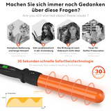 7 in 1 Lockenstab mit Verschiedenen Aufsätzen Set, PARWIN PRO BEAUTY Lockenstab für Große und Kleine Locken, Curling Iron mit 7 Stäben, 100-230℃ Einstellbare Temperatur, mit LCD Display, mit Handschuh